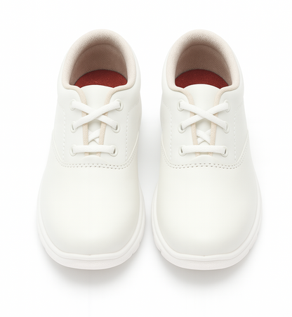 White Lace School shoes for Boys