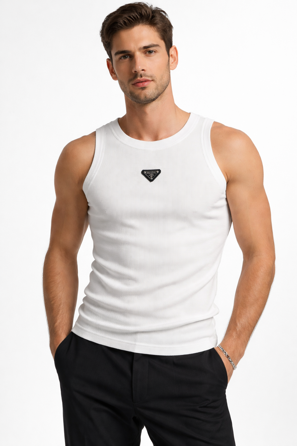 Parada Vest for Men- White