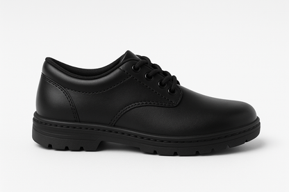Black Lace School shoes for Boys