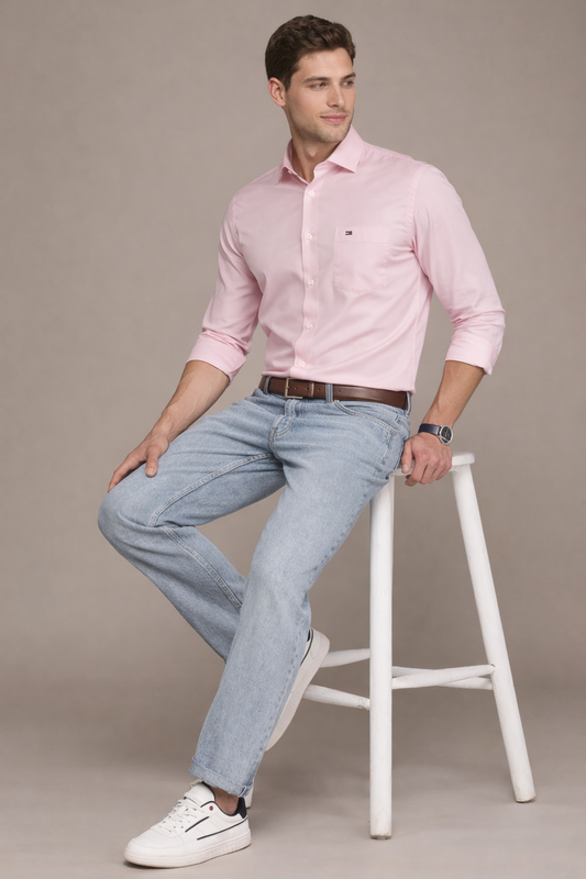 Men Solid Formal Shirt