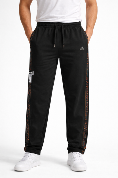 Men's Black Winter lower with contrast Side Tape