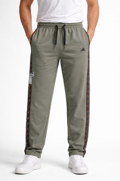 Men's Olive green Winter lower with contrast Side Tape