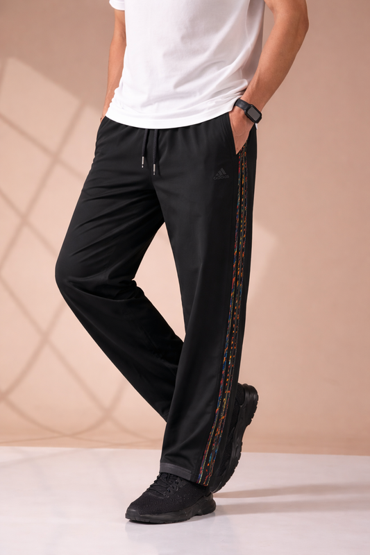 Men's Black Winter lower with contrast Side Tape