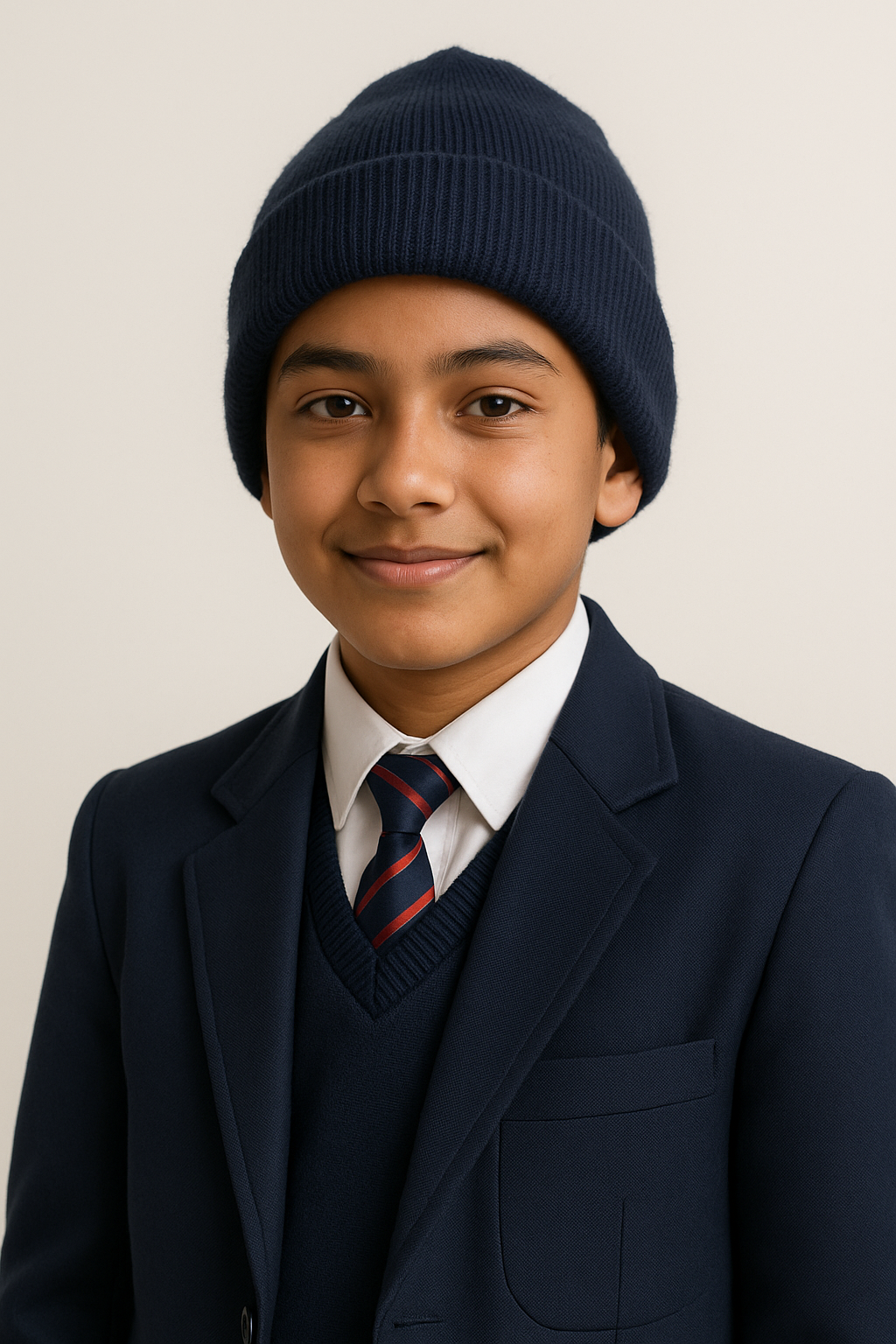 Woolen Cap Navi Blue