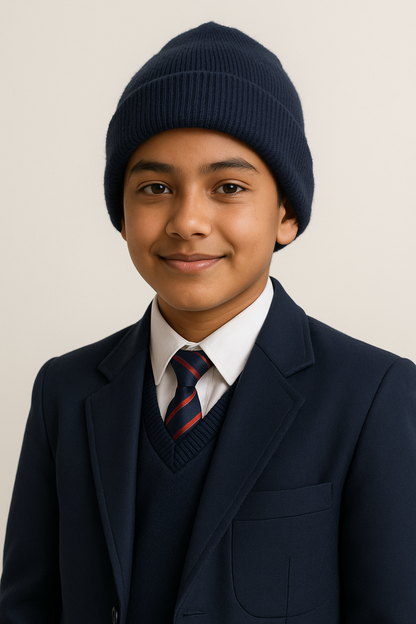 Woolen Cap Navi Blue