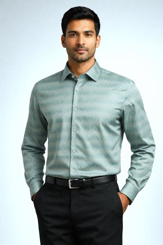 Men regular fit pattern Shirt