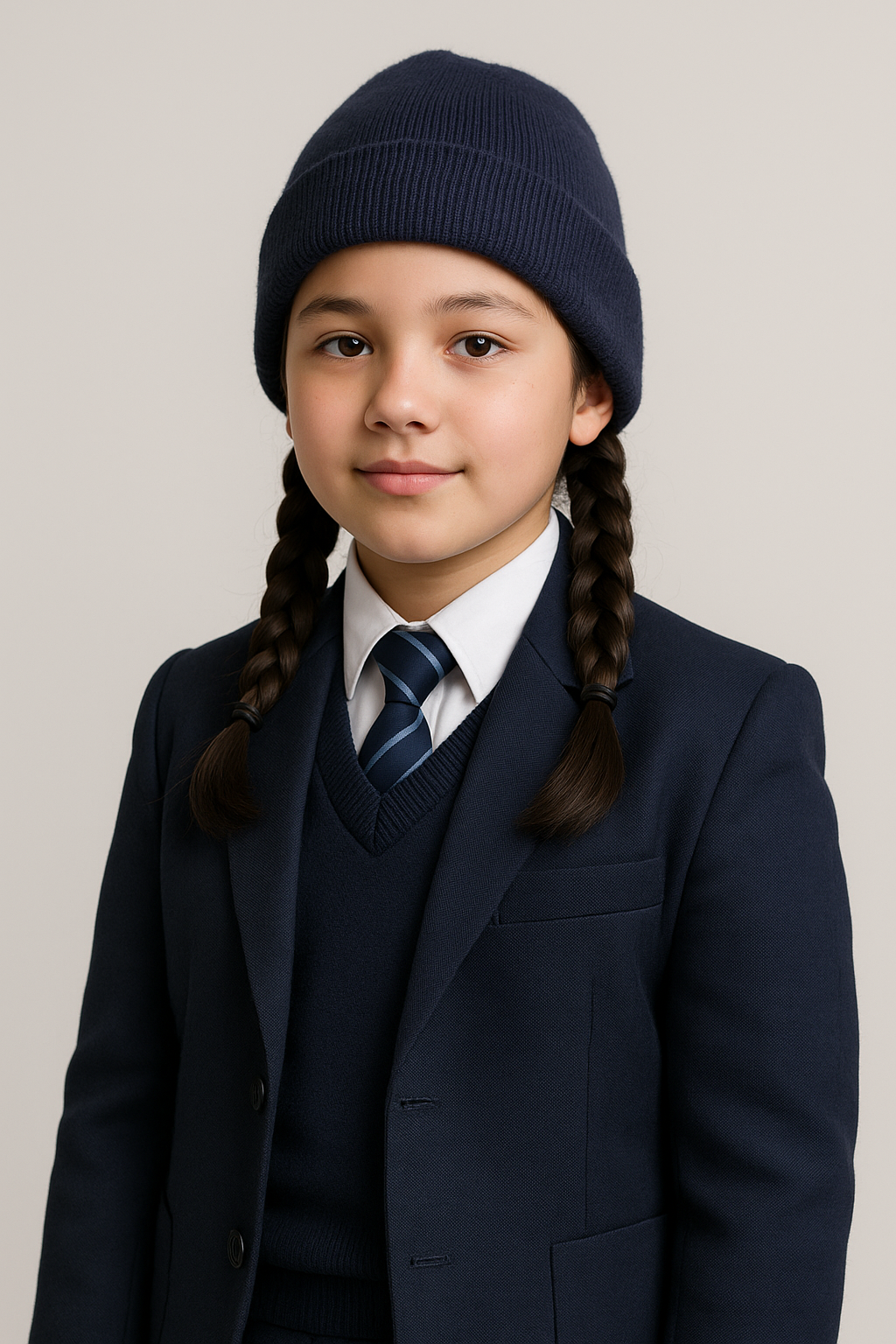 Woolen Cap Navi Blue