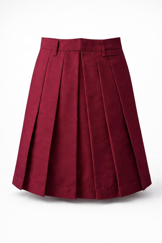 School Mehroon skirt - Pack of 1