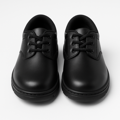 Black Lace School shoes for Boys